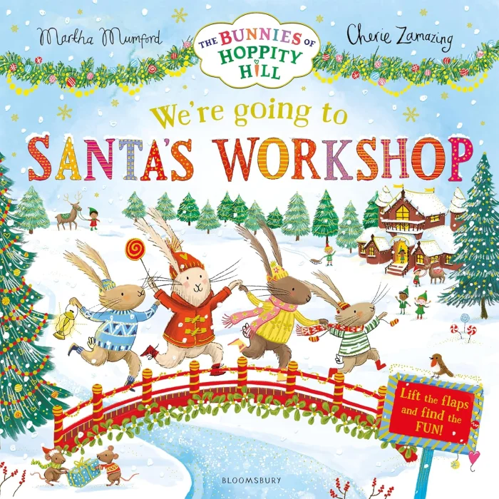 We're Going to Santa's Workshop (Lift the flaps), anglická kniha