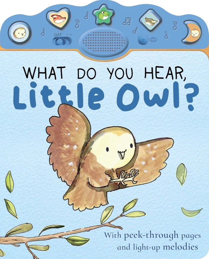 What Do You Hear, Little Owl?, anglická kniha - zvukové leporelo