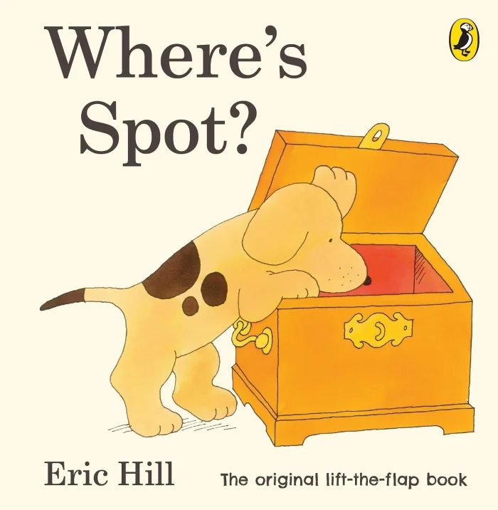 Where's Spot?, anglická kniha - leporelo
